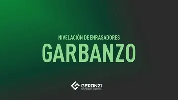 Nivelación de enrasadores - Garbanzo