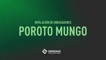Nivelación de enrasadores - Poroto mungo