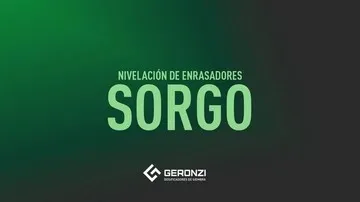 Calibración de enrasadores - Sorgo