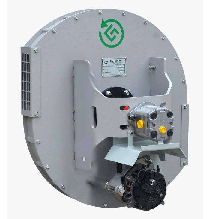 Turbina monochasis IRC - Vista trasera